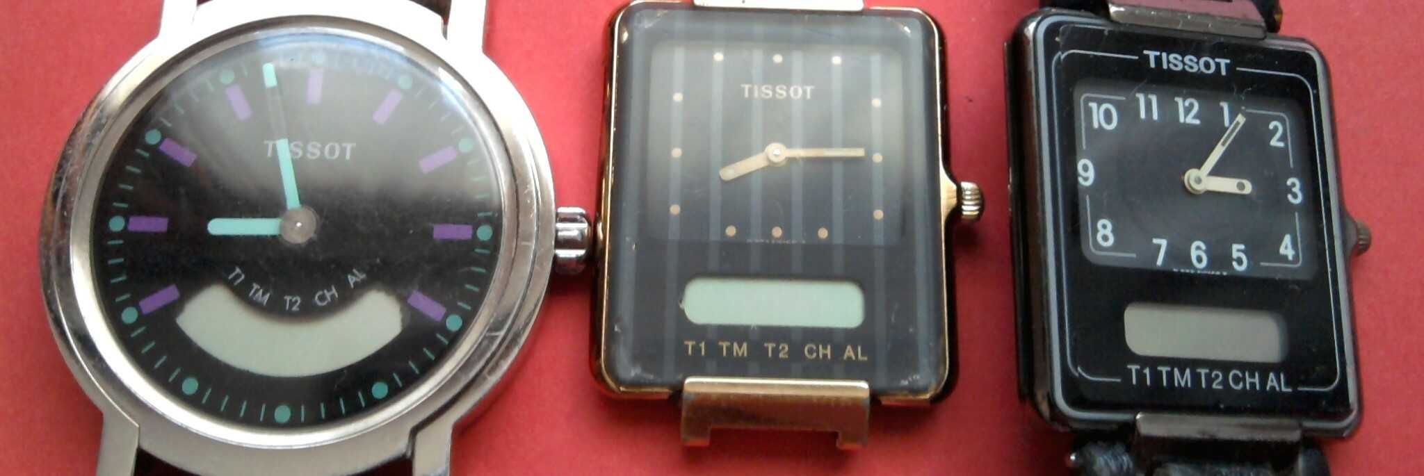 Trei ceasuri defecte Tissot analog-digital, preț pentru toate