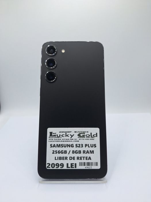 Samsung S23 Plus 256gb ram 8gb liber de rețea #49623