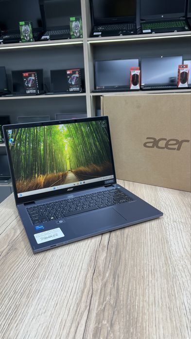 Ноутбук бизнес класса Acer TravelMate Spin 14 | Core i3-1220P | S10
