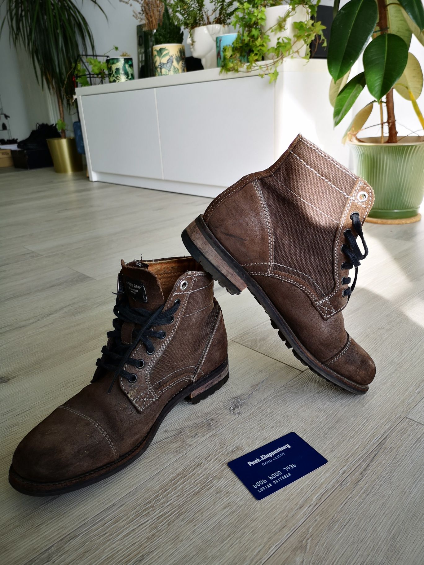 Ghete  G-star, Tommy, COS și CAT size 42,5