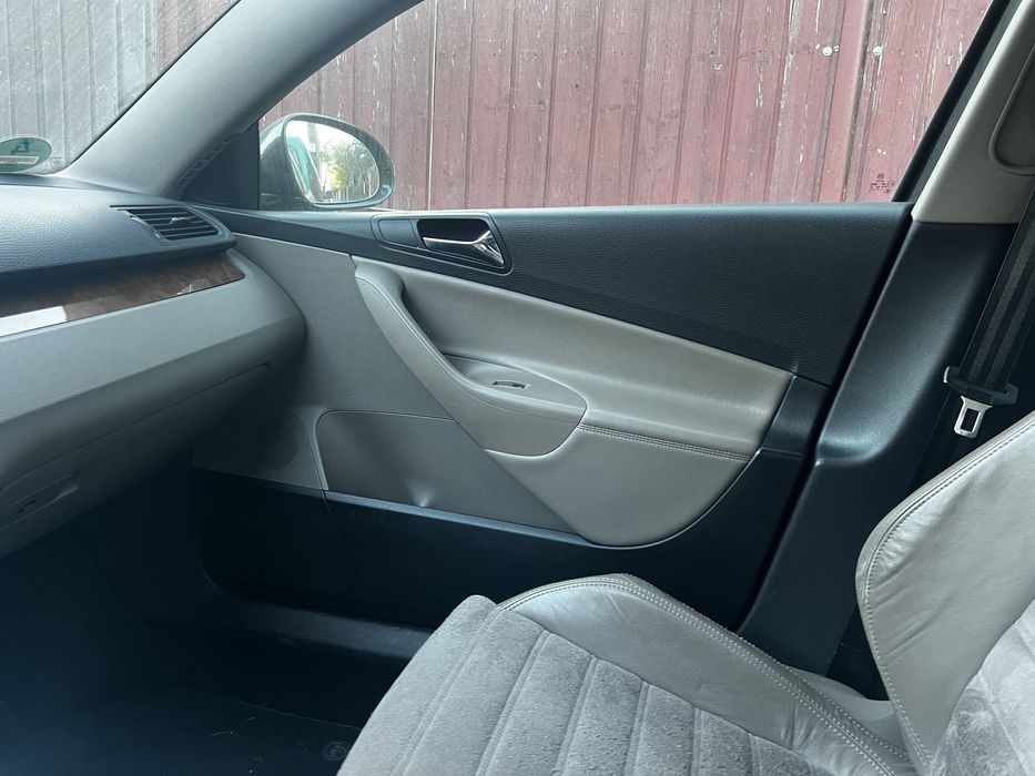 Fete de usi piele crem bej gri vw passat B6 variant break combi