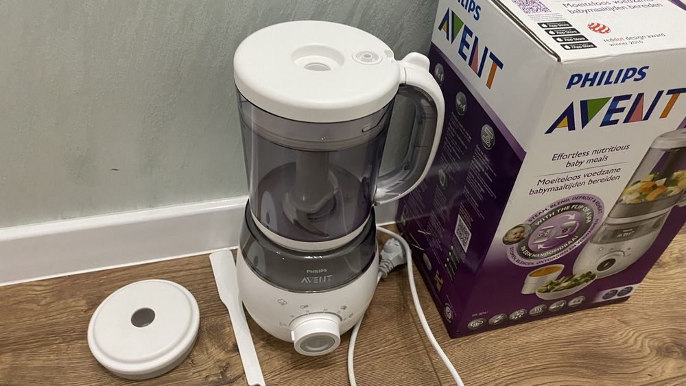 PHILIPS AVENT 4 в 1 уред за приготвяне на пара на бебешка храна/пюрета