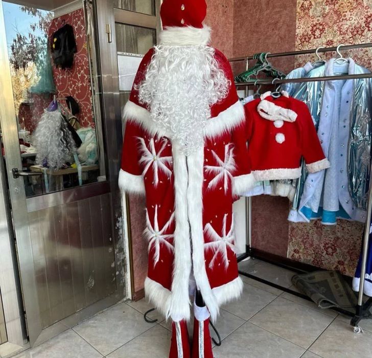 Qorbobo va Qorqiz kiyimlari Prokat va Sotiladi | Костюм Дед Мороза