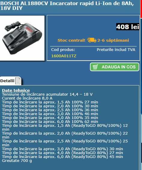 Circular cu acumulator Bosch PKS18-Li + accesorii