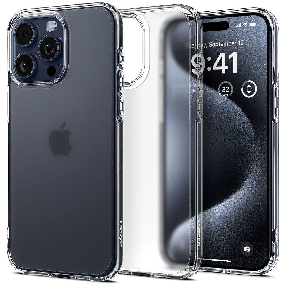 Калъф spigen ultra hybrid за iphone 15 pro max frost clear