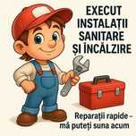 Instalații sanitare & încălzire – reparații rapide și sigure