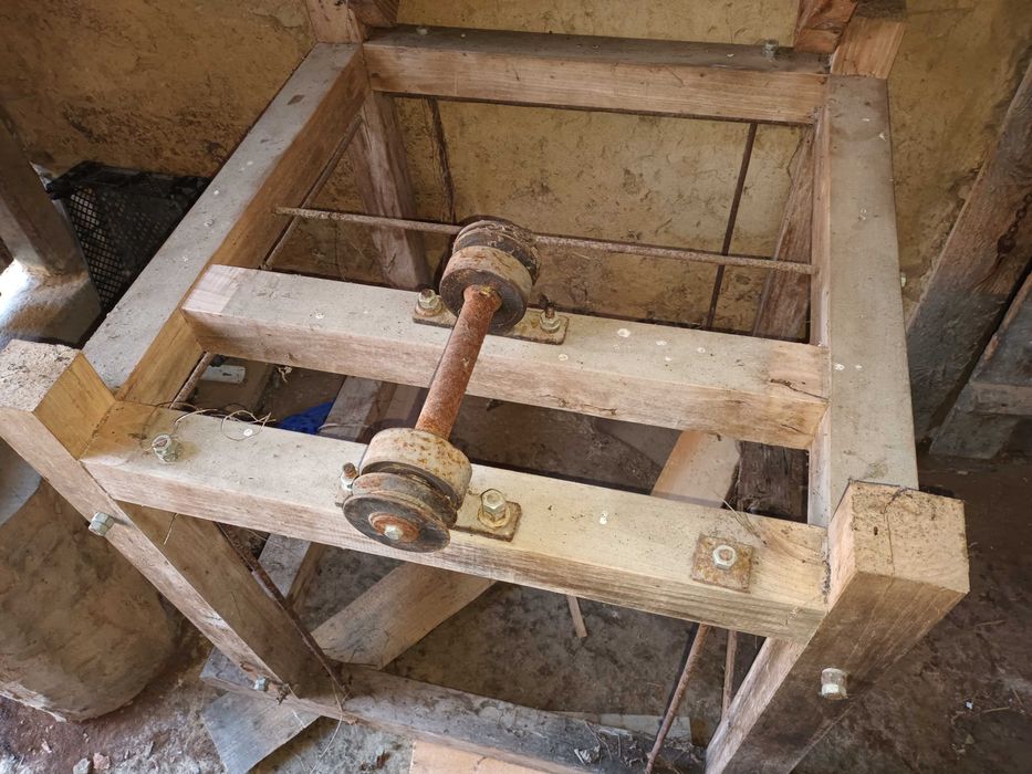 Masa circula + motor 3 faze