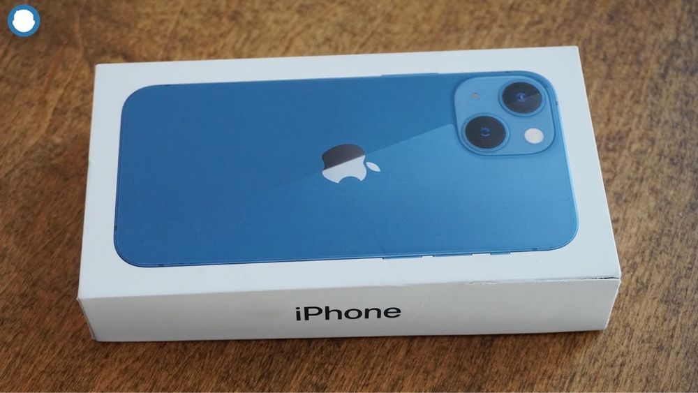 Cutie Iphone 13 mini Blue cu toate accesoriile