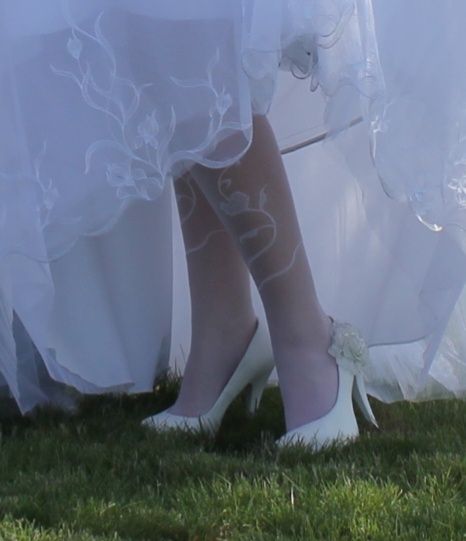 Свадебные туфли.