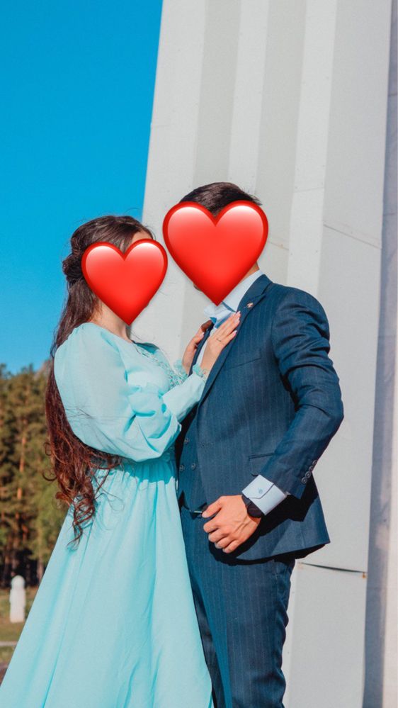 Платье со шлейфом.