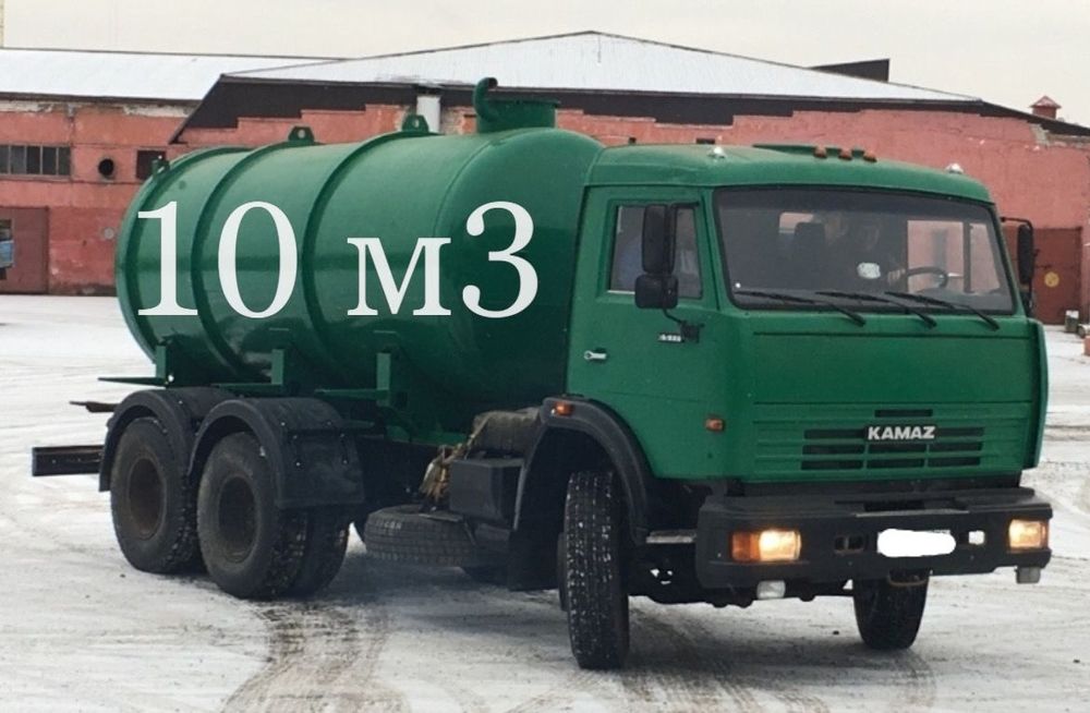 Выкачивание септиков камазом 10 кубов