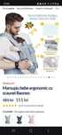 Marsupiu 3in1 pentru bebe- roz si bleu