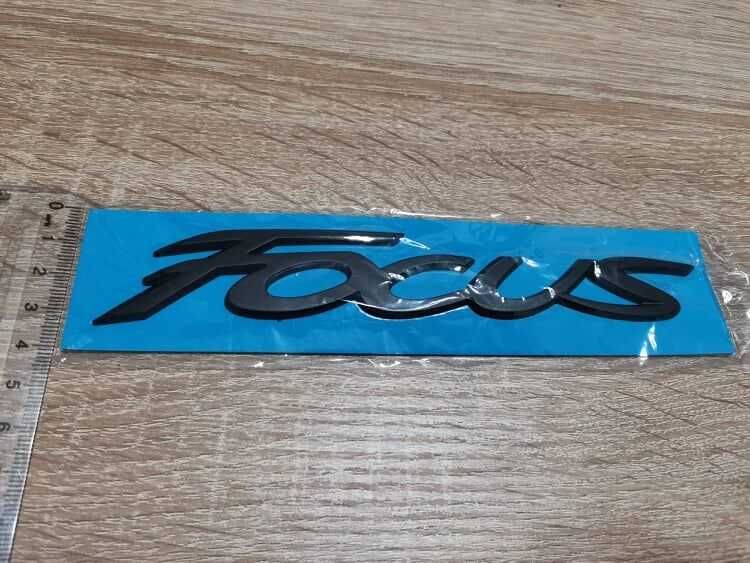 черна емблема надпис емблема Форд Фокус Ford Focus