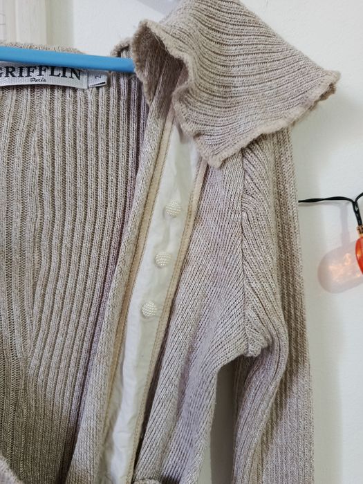 Pulover deosebit mâneci bufante Grifflin Paris mărimea S-M