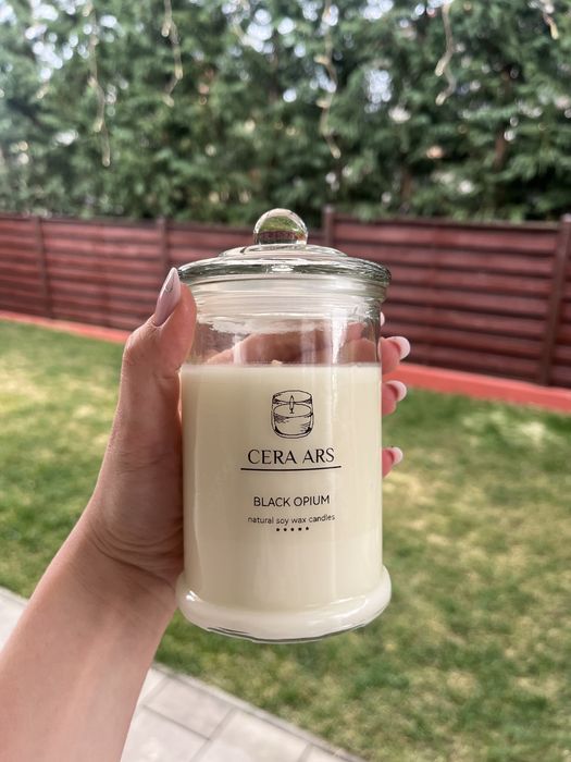 Lumanare parfumata din ceara de soia