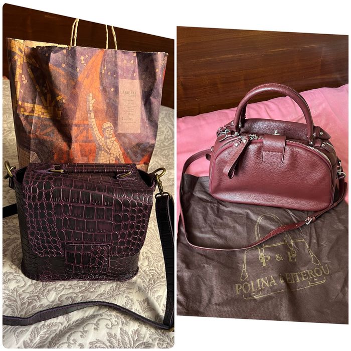 Новые кожаные сумки