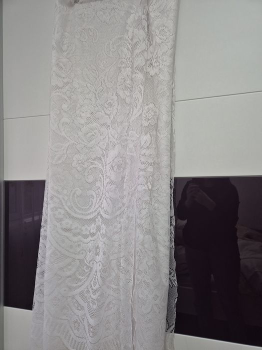 Perdea cu model floral