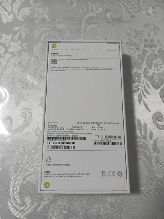 iPhone 16 8/128 Новый Гарантия Коробка