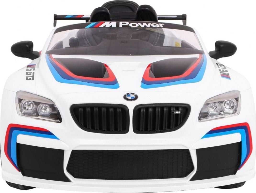 Masinuta electrica copii 1-5 ani Bmw M6 GT3  Roti Moi #Alb