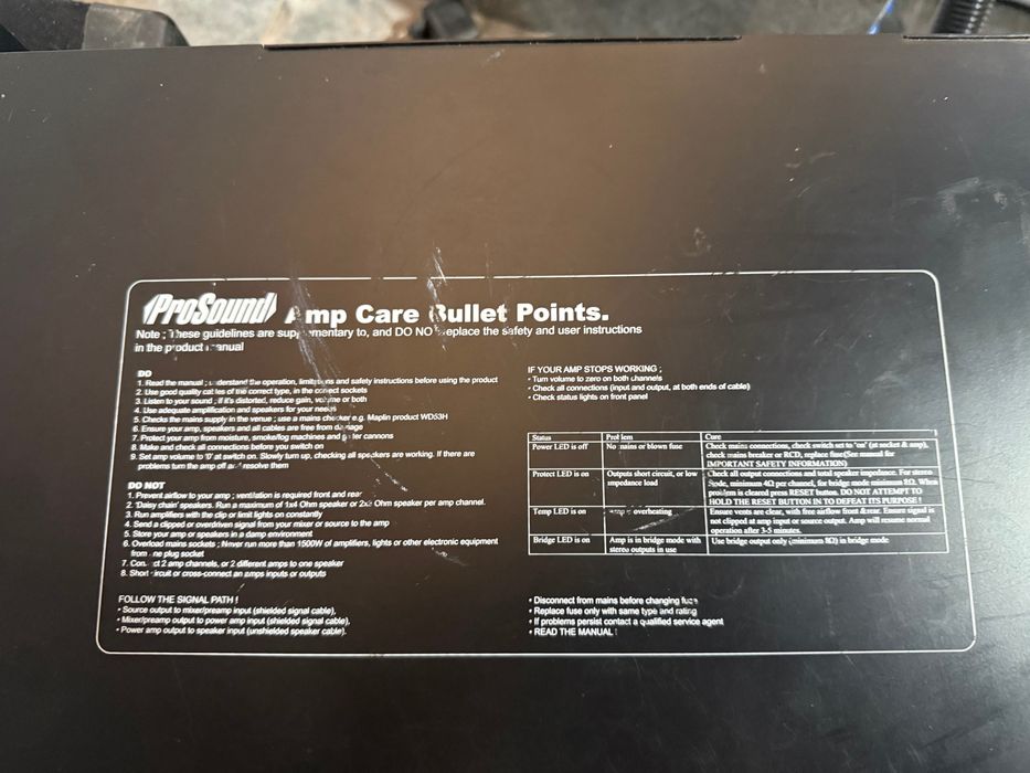 Amplificator ProSound 800 și boxe Class-D 12”