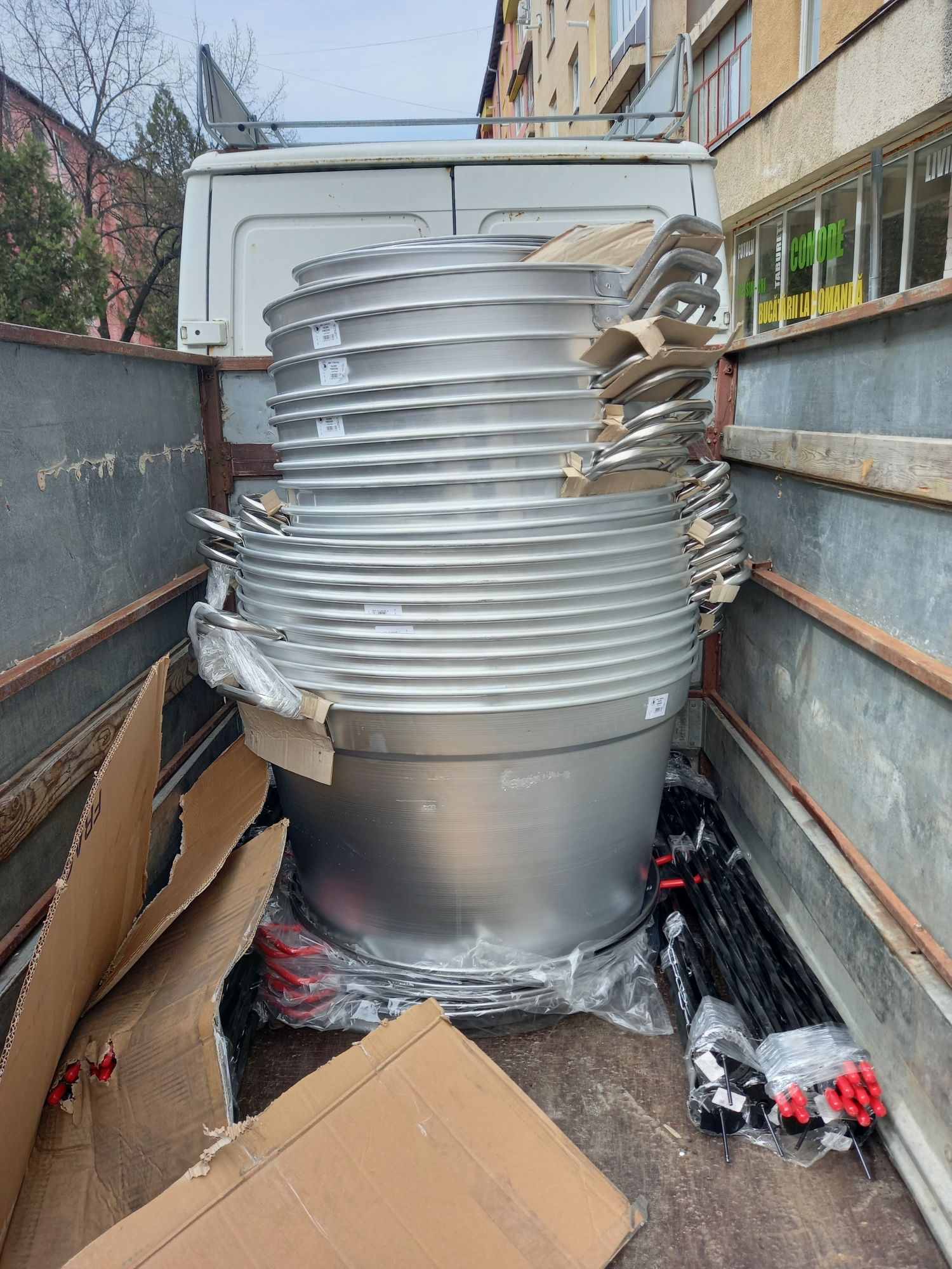 Ceaun Tyci aluminiu alimentar 140 L ,  import Italia Promo 549  lei
