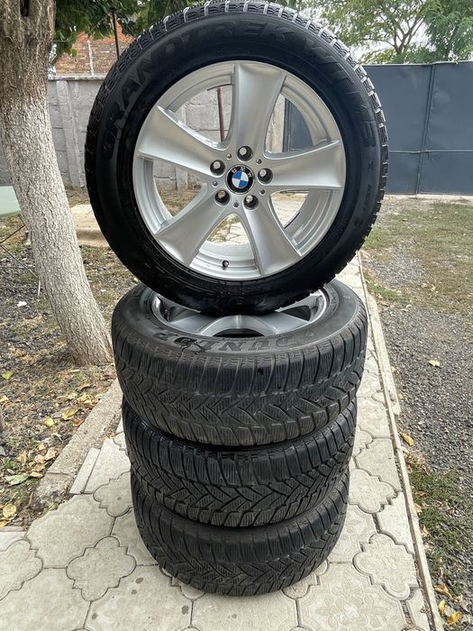 Vând set 4 jante originale BMW cu anvelope Dunlop 255/55 R18