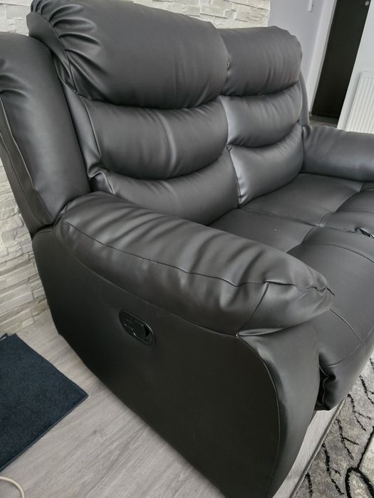 Canapea 2 locuri cu recliner