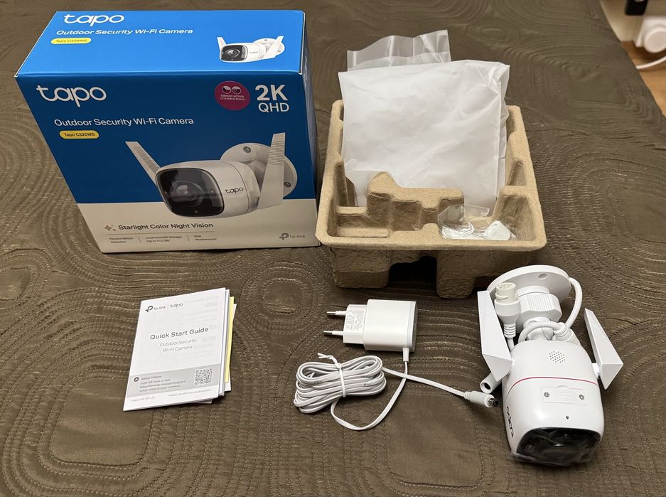 Camera video 2K TP-Link TAPO C320WS, IP66, WiFi/ethernet, ONVIF/RTSP