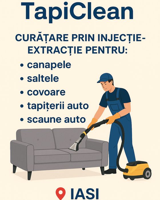 Curatare canapele/saltele/tapiterii auto