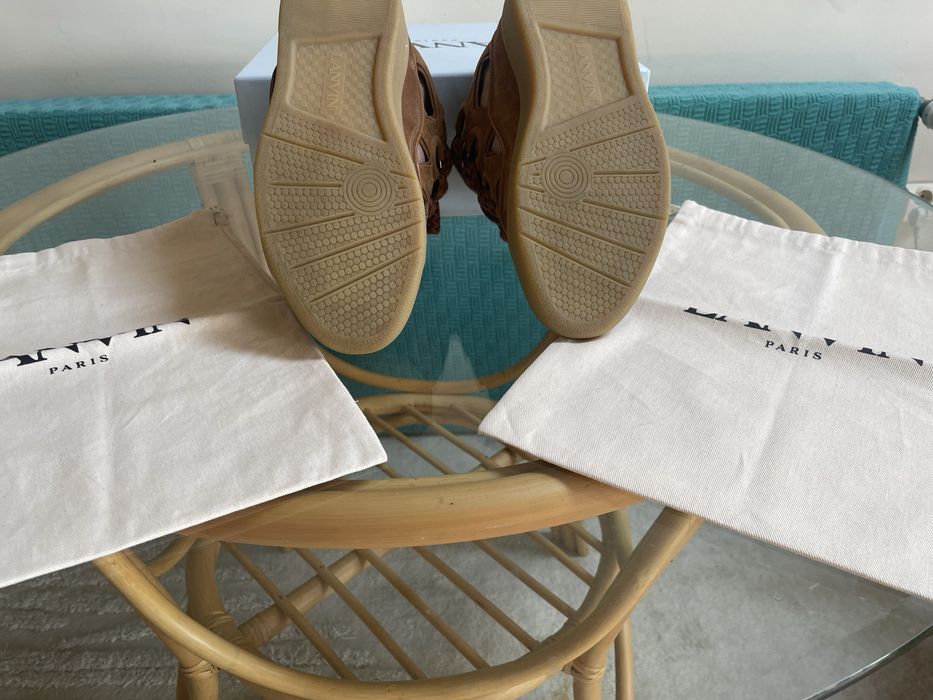 Lanvin Curb “Tan Leather Wheat”