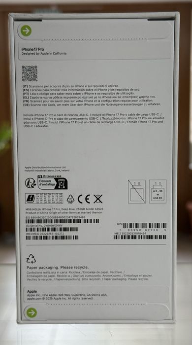iPhone 17 Pro Pret 6700 lei fix