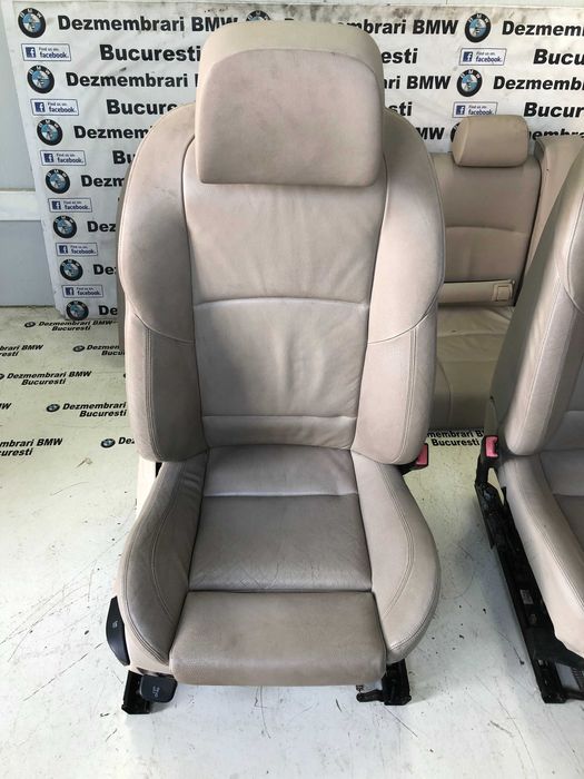 Scaune interior Recaro sport piele crem BMW F10