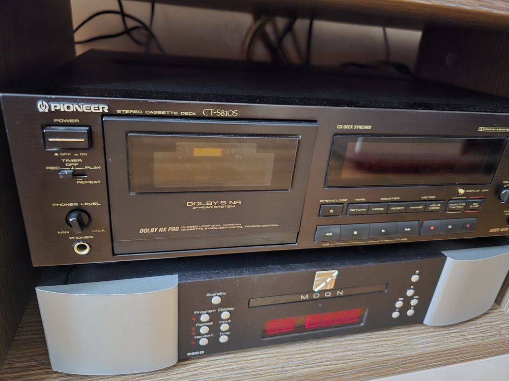 Pioneer stereo cassette deck CT-S81OS