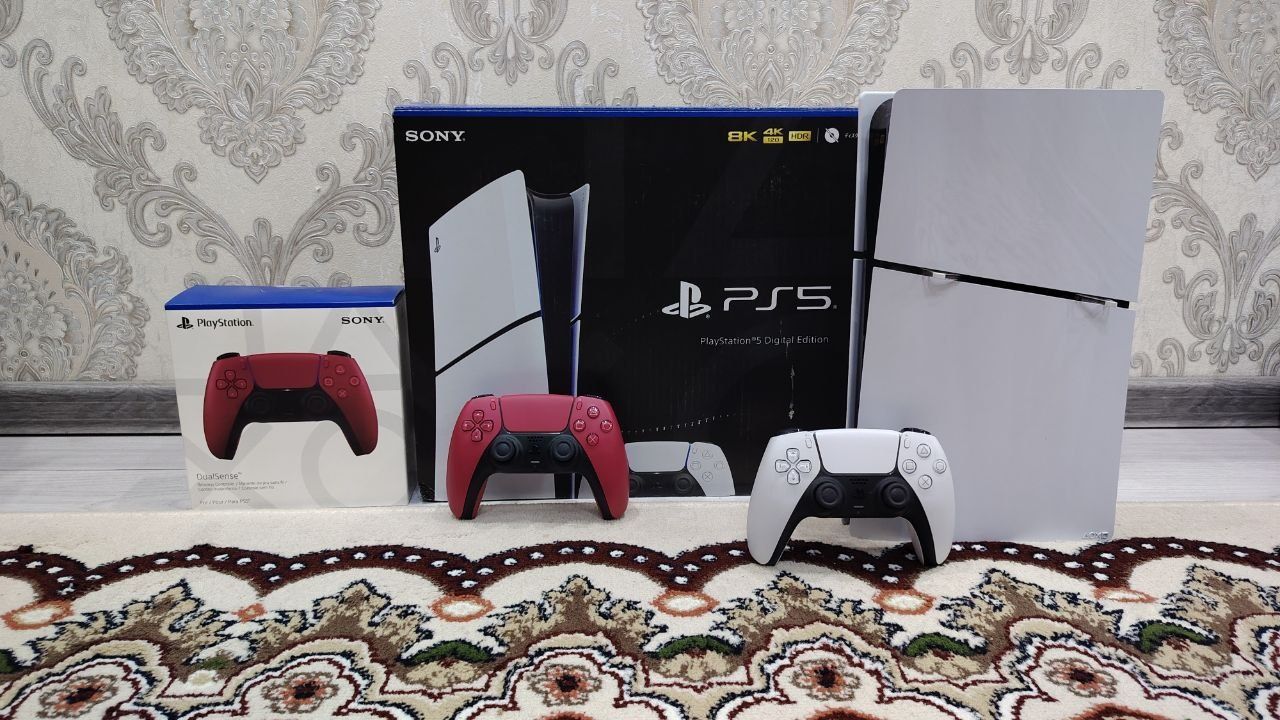 playstation 5 slim 1 Tb 2 джойстик охлаждения бонус и игры есть