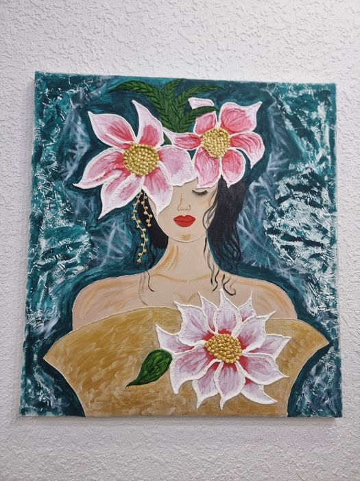 Текстурная картина Акриловая