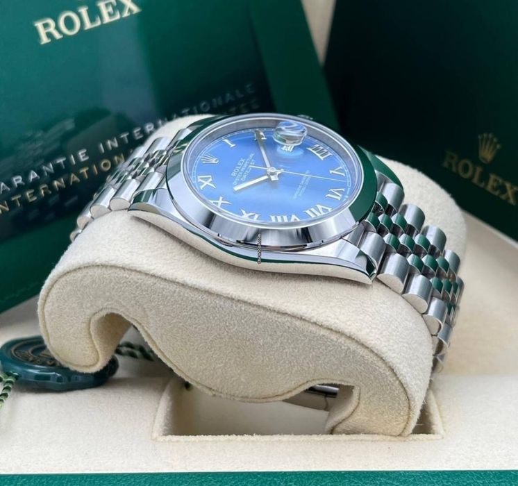 Rolex Datejust 41 Albastru Roman