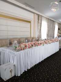 Aranjamente florale nuntă/botez/decor săli evenimente/panou foto