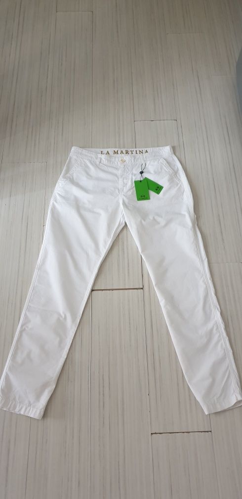 La Martina Marine Cotton Twill Slim Pant 36 - НОВО ОРИГИНАЛ! Мъж Летен