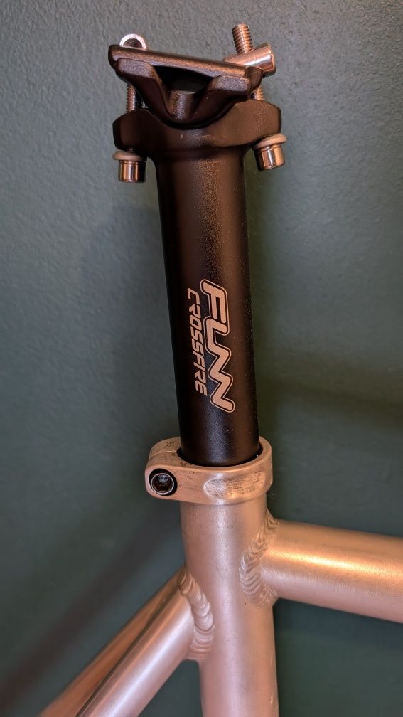 Cadru aluminiu Drag Pista XL cu furca carbon Colossi