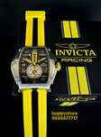 INVICTA RACING Monza Yellow steel 57 mm, Инвикта нов ръчен часовник