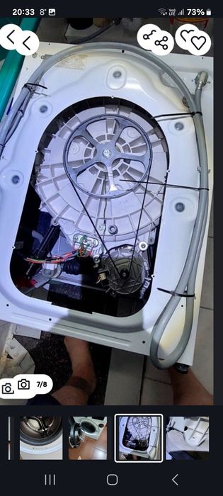 Mașină de spălat rufe beko 8kg cu defect