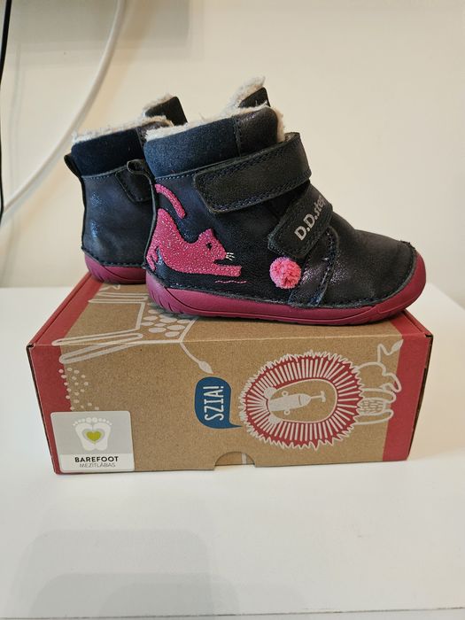 Ghete de iarna copii DD Step Barefoot mărime 22