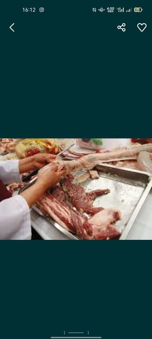 разделка мяса . Убой согым приготовления казы