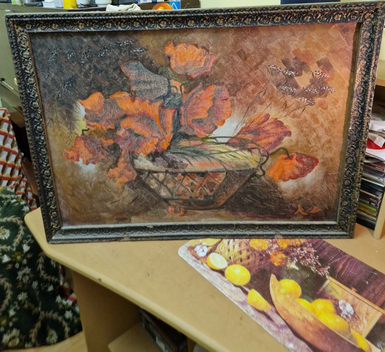 pictura pe panza (painting on canvas)