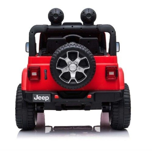 Mașinuță Electrică pentru Copii JEEP Wrangler, Roșu, Tractiune 4X4