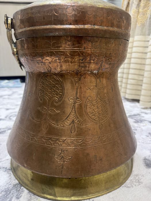 Антикварный медный кувшин (ручная работа)