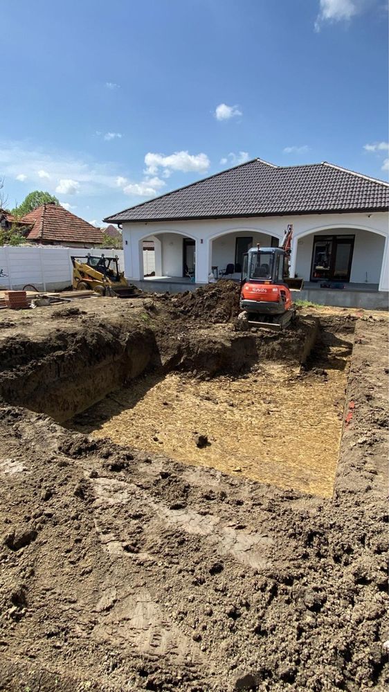 Săpături fundatii, nivelari