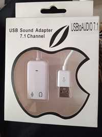 USB  Audio Адаптер USB към AUDIO 7.1 конверт