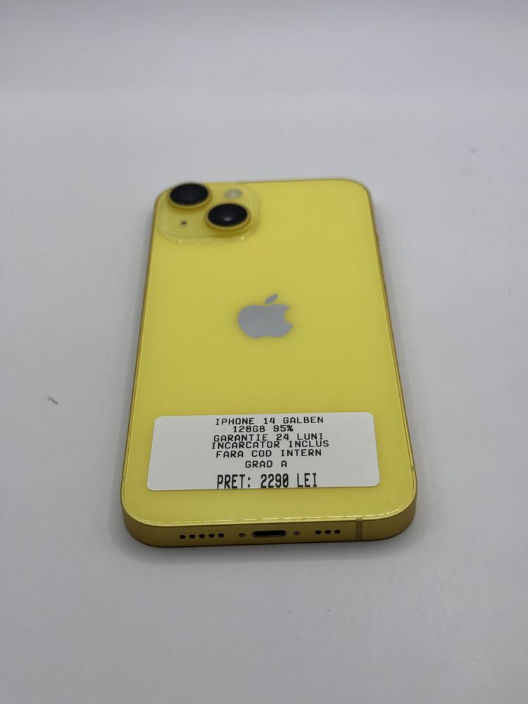Iphone 14 128GB 95% Grad A Garantie 24 Luni - zonemag.ro