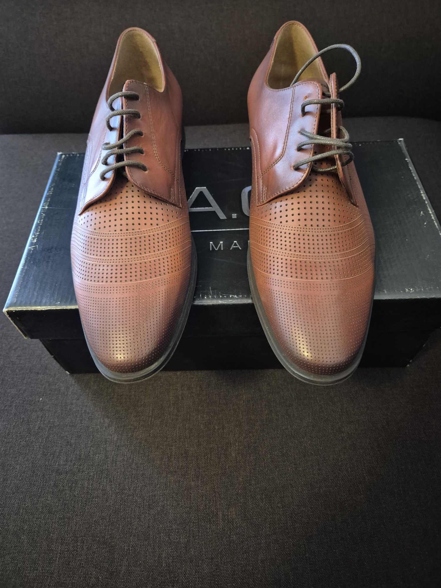 Pantofi piele barbati Anna Cor